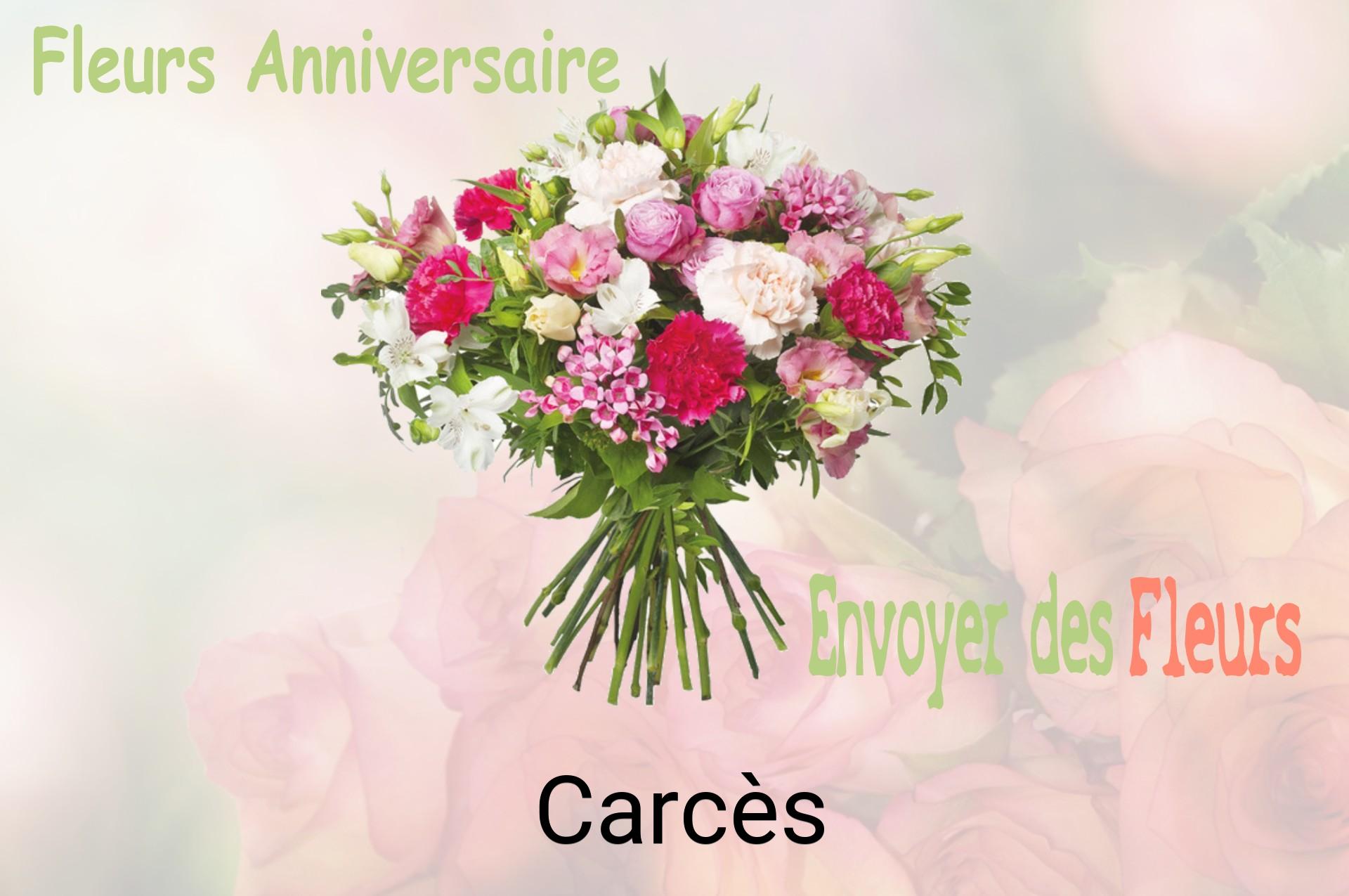 Bouquet de fleurs d’anniversaire livré à Carcès
