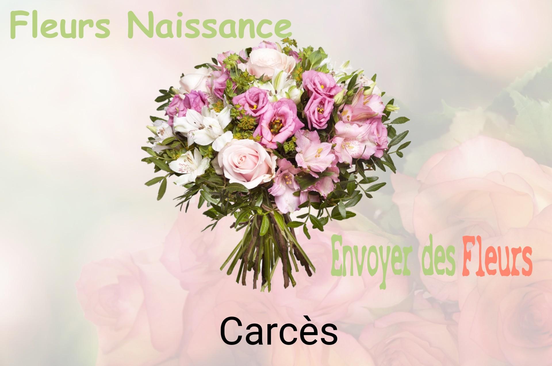 Bouquet de fleurs de naissance livré à Carcès